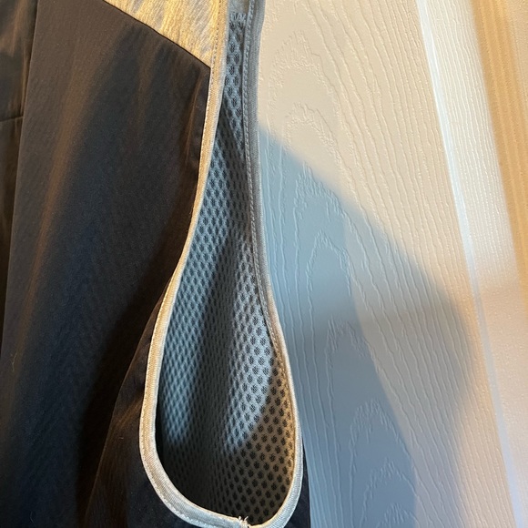 Bandimere Speedway  Antigua Mens Sleeveless Pullover Vest 1/4 Zip Black SizeXL - Picture 4 of 7